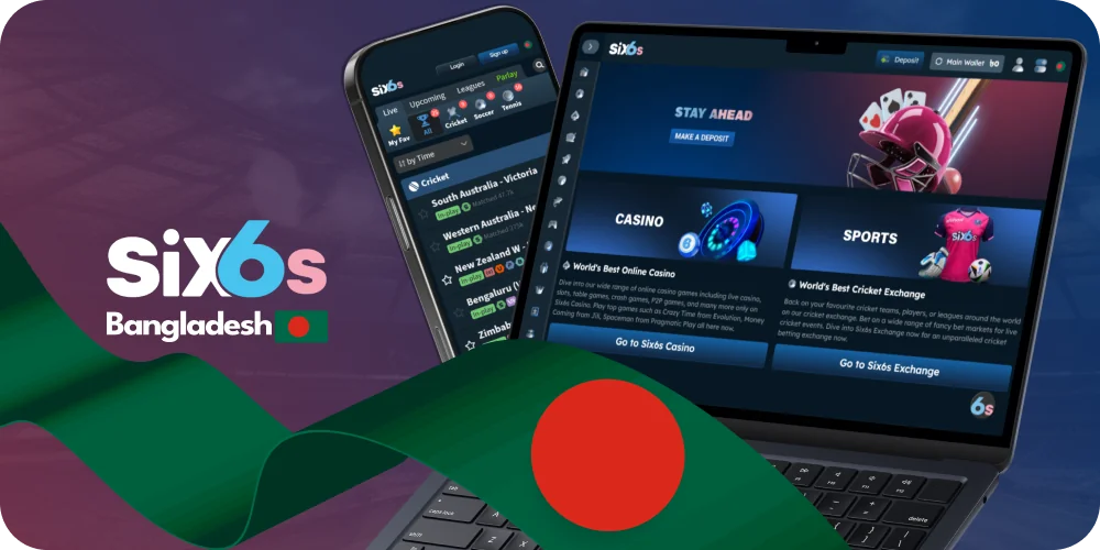 Six6s Bangladesh for playing casino games and sports betting